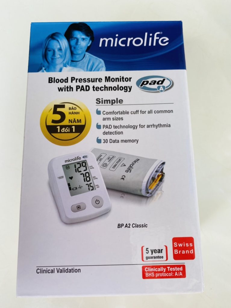 Microlife BP A2 Classic Blood Pressure Monitor with Pad Technology